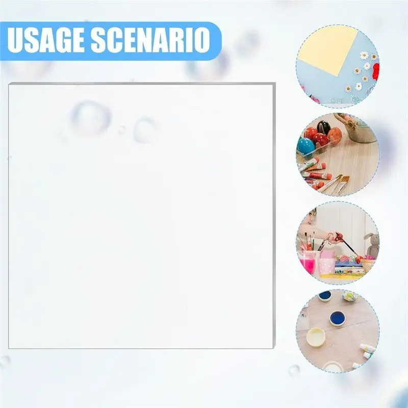 【سعر السعر!】أكريليك لوسادة القطع النقش، قطعتان من ألواح الأكريليك مقاس 7.8 × 6 بوصة للصياغة