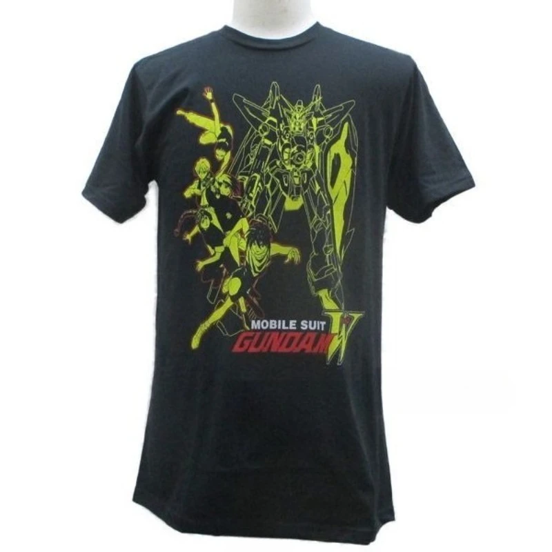 

Американская версия нового мобильного костюма Gundam с персонажем аниме, новый мобильный костюм Gundam W, футболка с коротким рукавом, мужская одежда для взрослых