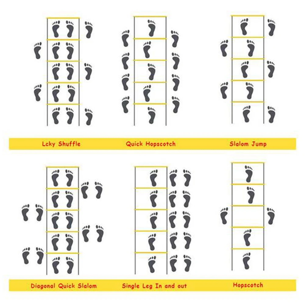 

Agility Ladder Set 20Ft Adjustable Speed Training Ladder With 12 Football Training Disc For Soccer, Sports Training