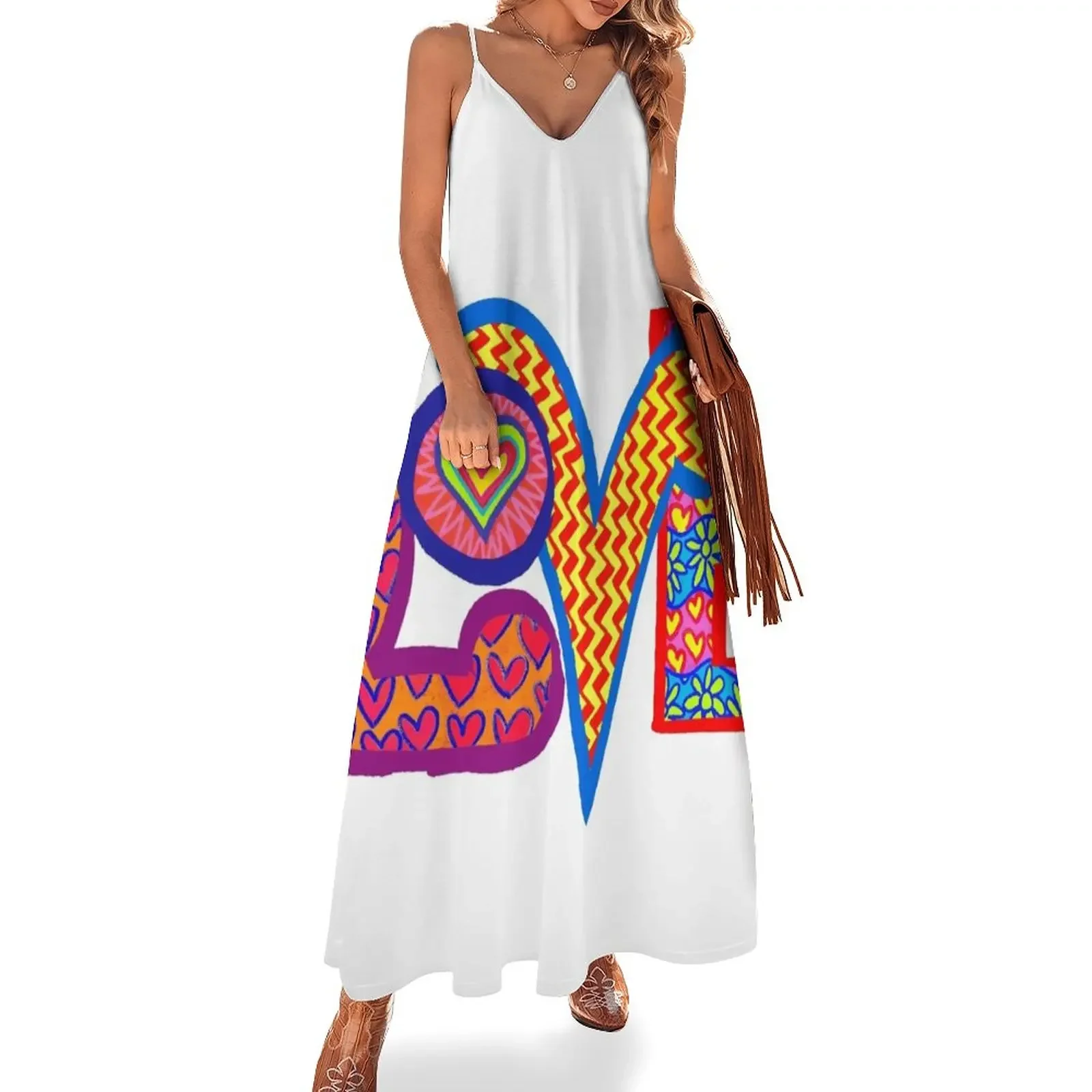 

LOVE Sleeveless Dress dress dresses dress women elegant luxury for women