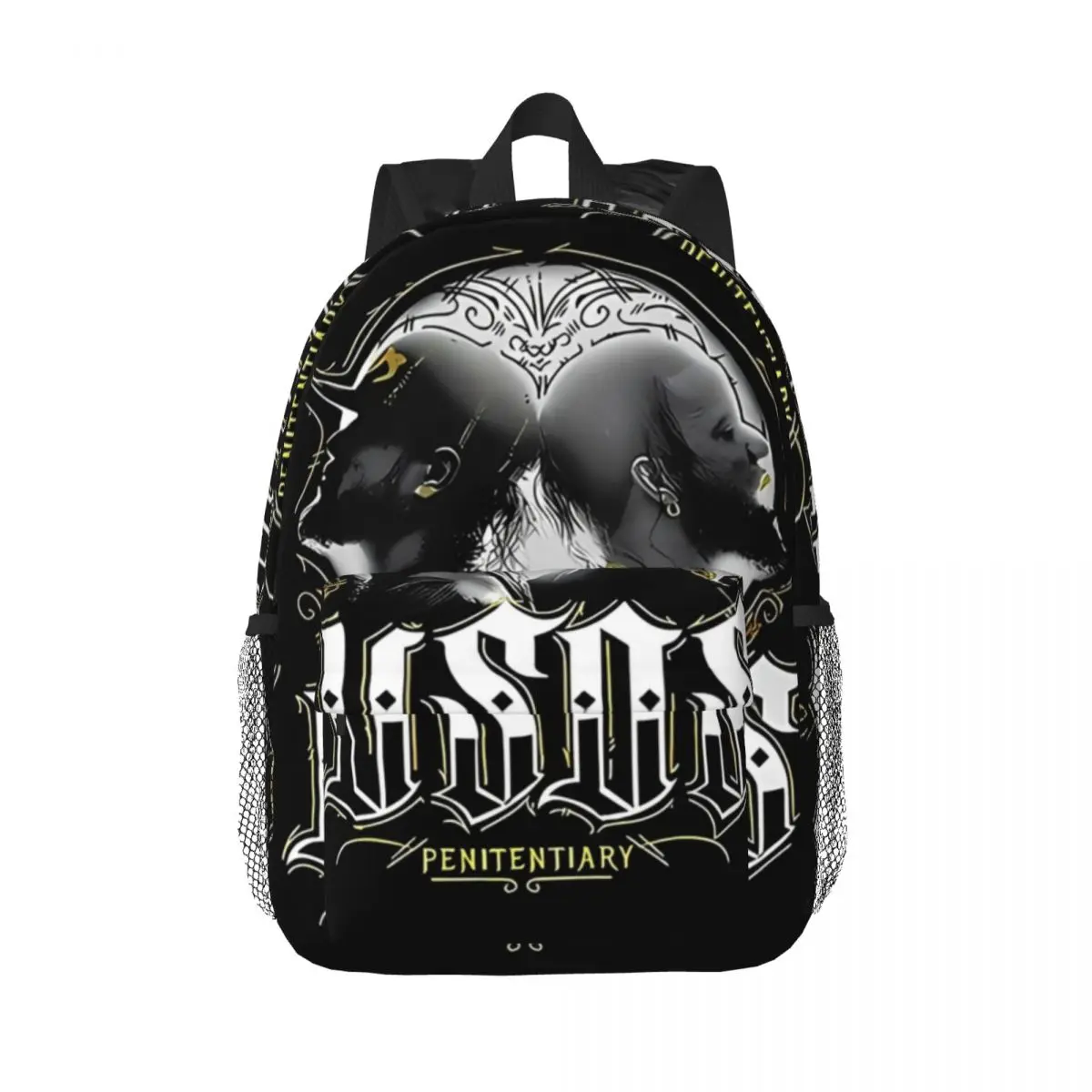 WWE The Usos Penitentiary Authentic For Girls Boys Large Capacity Student Backpack Lightweight waterproof Backpack 15in