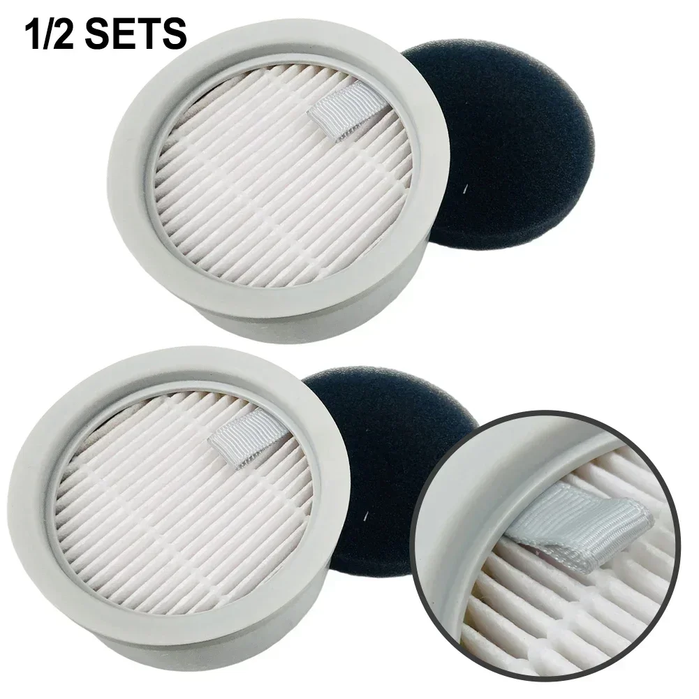 1/2pcs Filters For-TROUVER SOLO 10/For-TROUVER POWER 11 Pro/11 /12/12 Pro Vacuum Cleaner Accessories HEPA Filter Parts