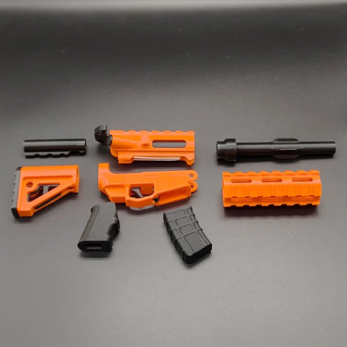 AR-15 / M4 Pocket Rifle– 3D Printed Field-strippable Bolt-Action Toy