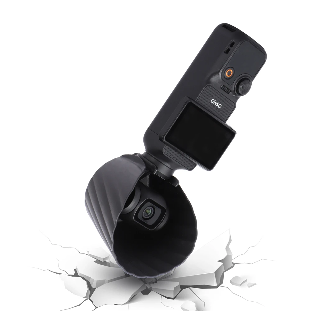 Plastikowa osłona obiektywu do Osmo Pocket 3, zapobiegająca upadkom, blokująca światło, chroniąca przed odblaskami, akcesoria do aparatu