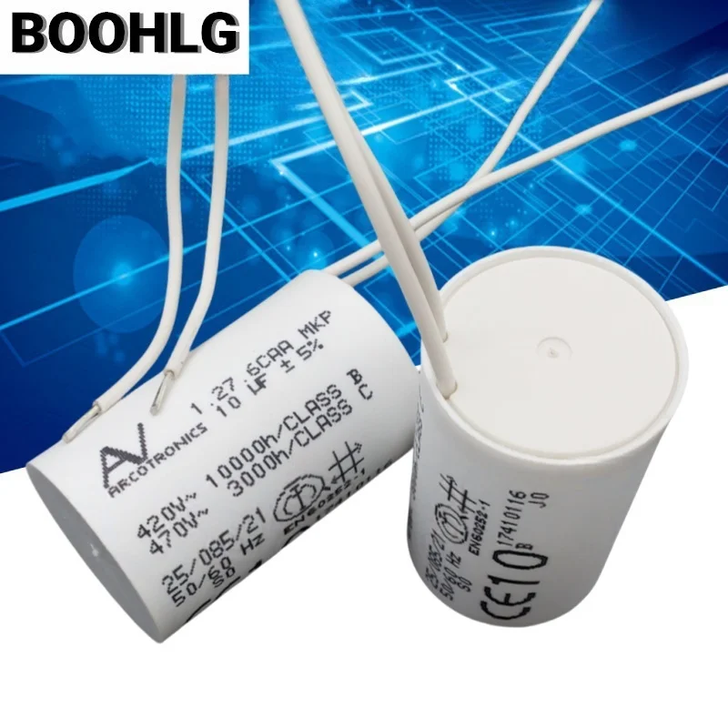 

1PCS AV 1.27.6CAA MKP 10uF Start Capacitor