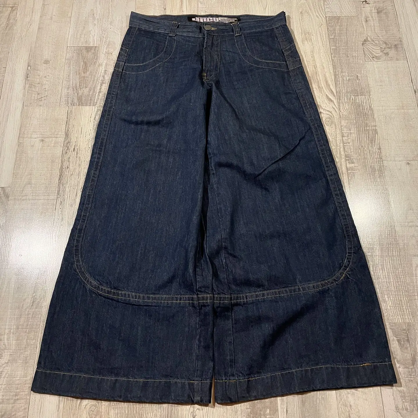 JNCO-Y2K Baggy Jeans Masculina e Feminina, Vintage, Bordada, Hip Hop, Alta Qualidade, Goth, Streetwear, Casual, Perna Larga, Harajuku