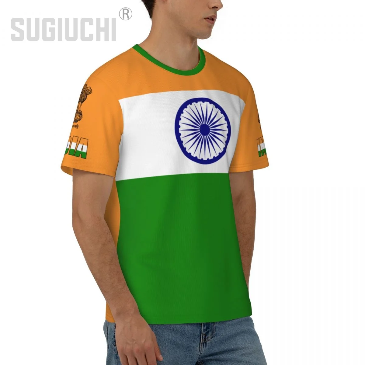 Unisex Nation T-shirt India Flag Indian T-shirts jersey For Men Women Soccer Football Fans Gifts Custom clothes tee