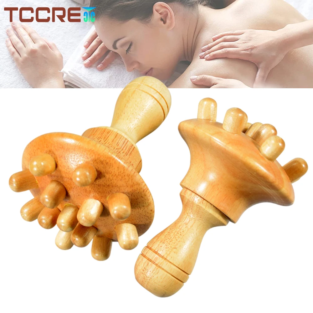 

Wood Therapy Mushroom Massage Tools, Wooden Mushroom Massager, Anti Cellulite Lymphatic Drainage Tool for Body Shaping