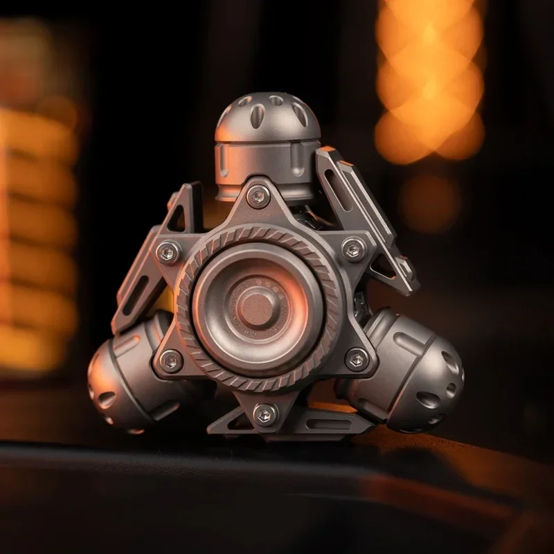 

Open armor gyroscope, fingertip toys, decompression tide play black technology