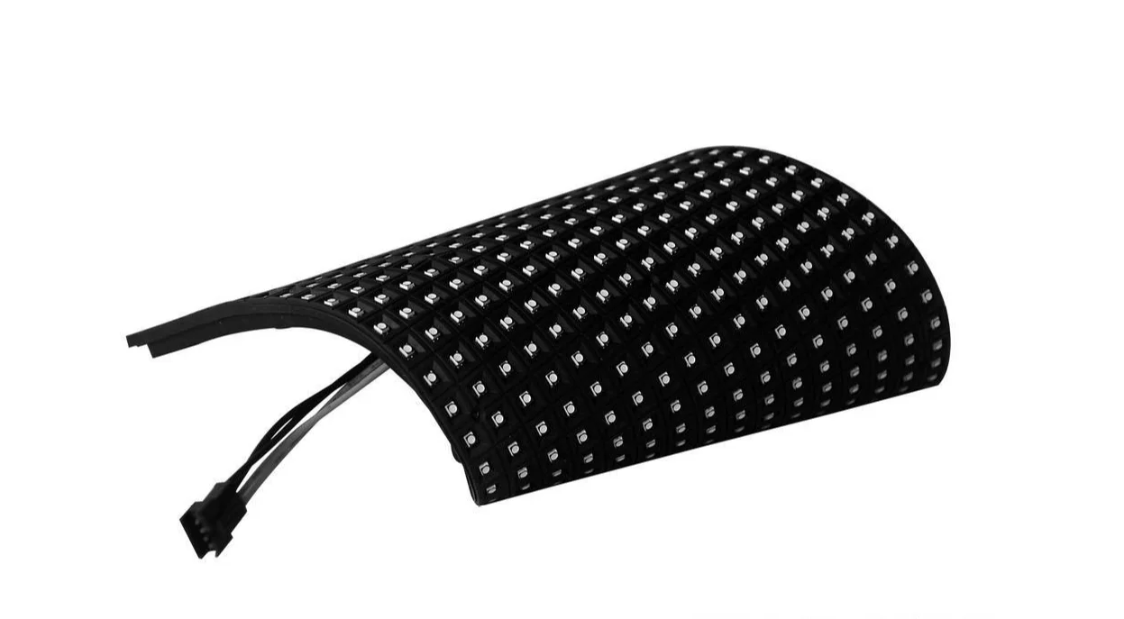 Heißer Verkauf, maßgeschneiderte flexible P4-LED-Videowand, spezielle Form, weicher LED-Bildschirm für Einkaufszentren und Einzelhandelsgeschäfte