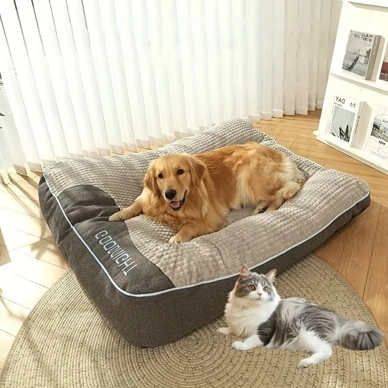 

Luxury Plush Pet Sofa Bed Comfortable Pet Sofa Bed Suitable for All Seasons Soft and Breathable Dog Sofa Bed Christmas Gifts