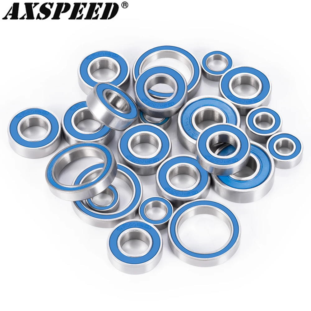 

AXSPEED 22 шт. комплект герметичных подшипников для 1/7 A-rrma Infraction Limitless Felony Outcast Notorious Kraton Talion, обновленные детали