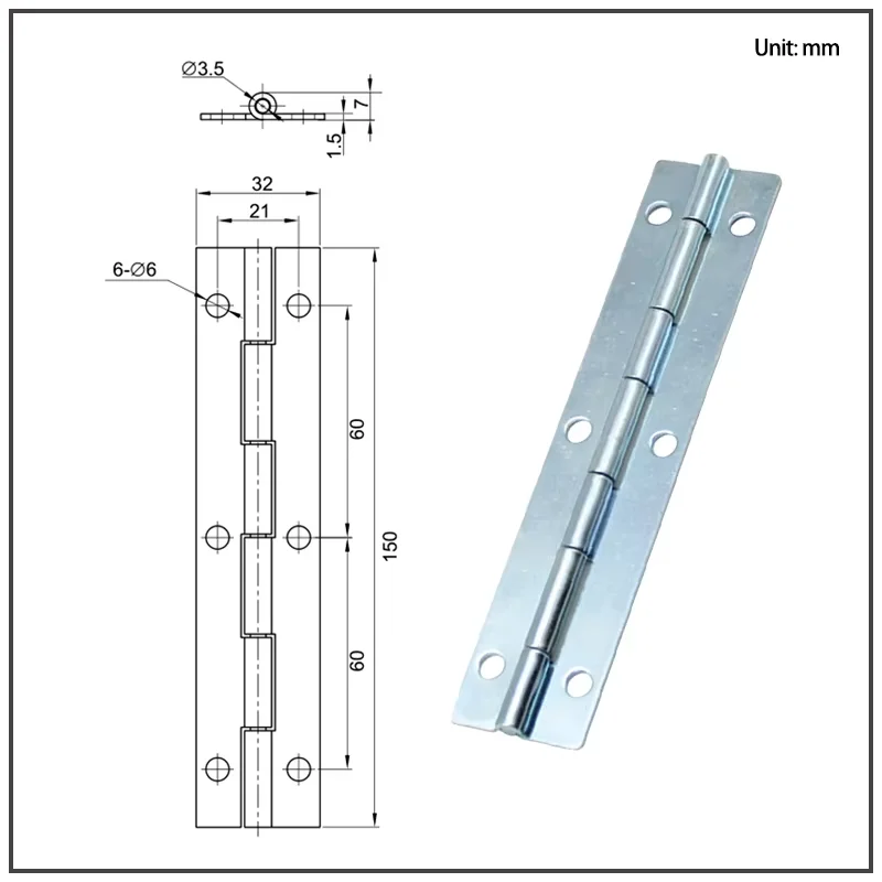 المعدات الميكانيكية الآلية مفصلات حديدية خزائن الشبكات الكهربائية الصناعية صناديق الأدوات خزائن مفصلات طويلة