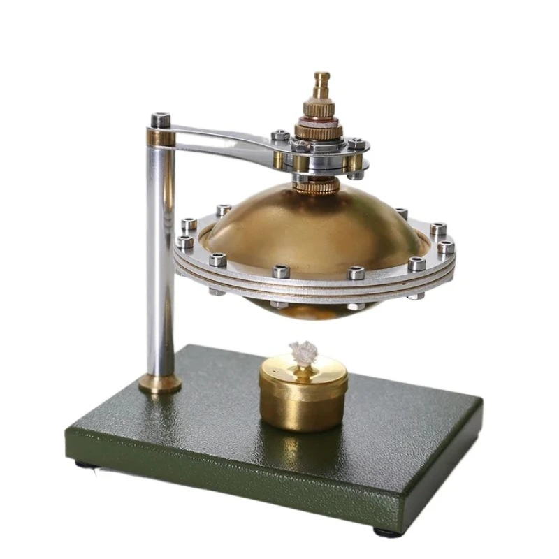 

QX ZQFD 01 Steam Engine Flying Saucer Model Full Metal Pure Handmade Exquisite DIY Laboratory Teaching Aids Steam Engine Model