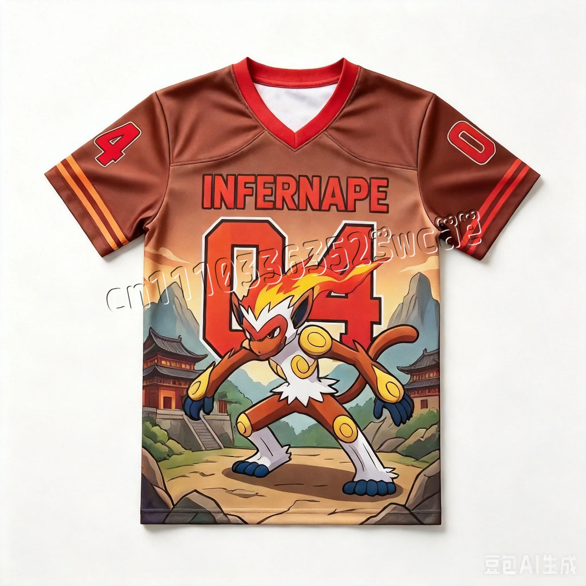 NEW Animation Theme Pok É Mon Series Sports Jerseys Summer Oversized T-shirts Adult Family Matching 2026