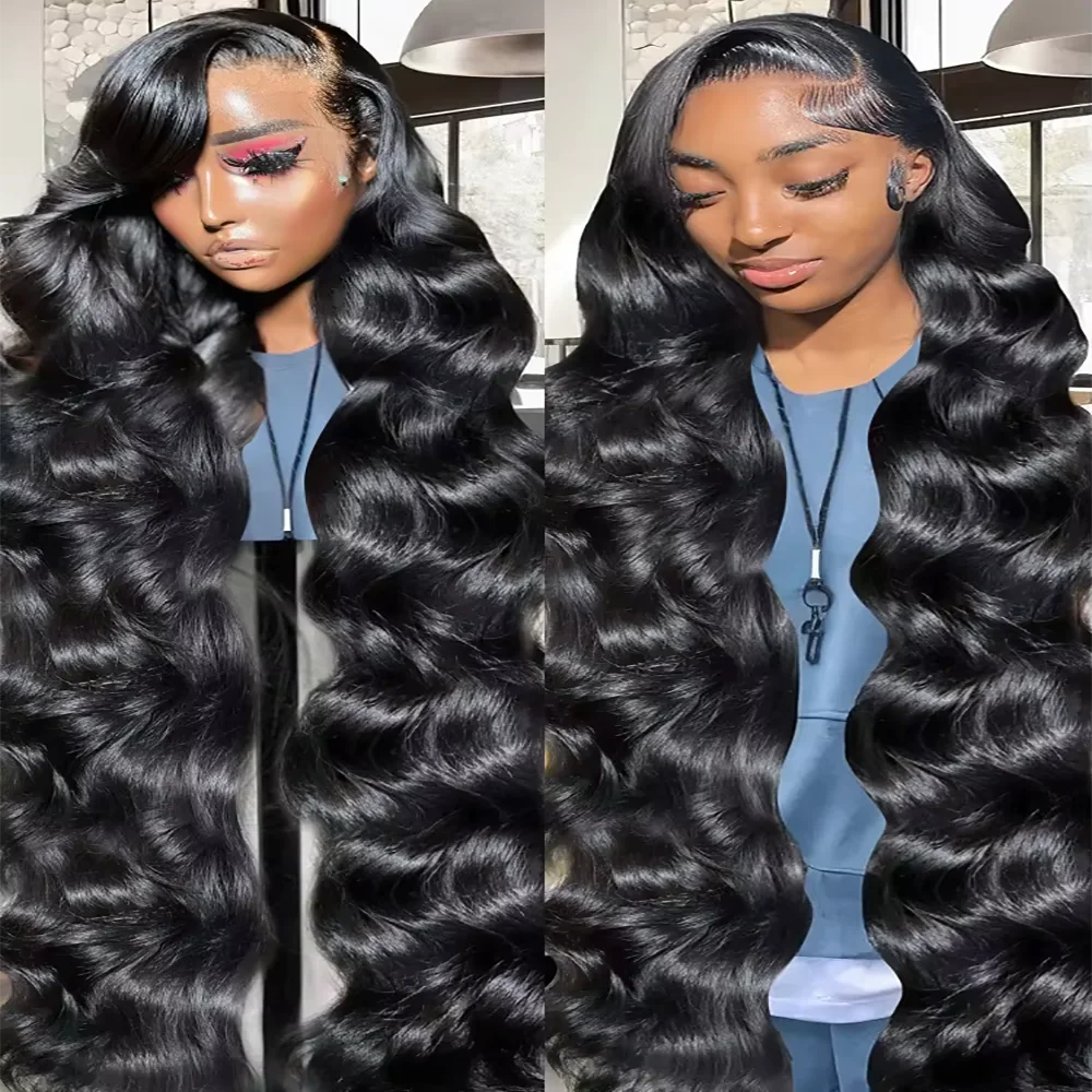 

Brazilian 180 Density 38 40 Inches Body Wave Transparent 13x6 Lace Frontal Human Hair Wigs Remy Lace Front Wig For Women
