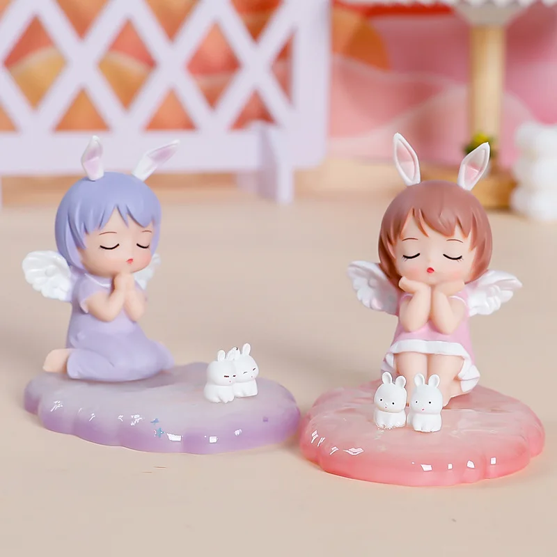 Lovely Annie Baby Ornament Mobile Phone Bracket Resin Doll Furnishing Wedding Birthday Gift TV Cabinet Porch Home Decoration