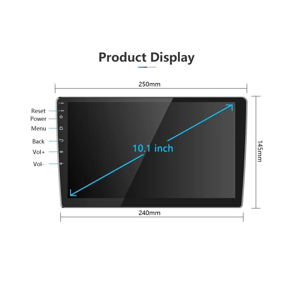 Android 14 Dla VW Volkswagen Touran 2 1T 2010-2015 Radio samochodowe Multimedia 4G Nawigacja GPS Bezprzewodowy Carplay 2 Din Ekran Stereo