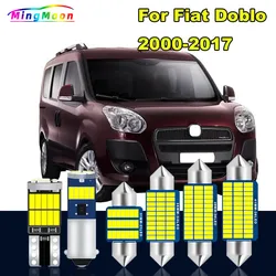 7Pcs Canbus Indoor Lamp For Fiat Doblo 2000-2013 2014 2015 2016 2017 Vehicle Bulbs LED Interior Map Dome Light Kit No Error