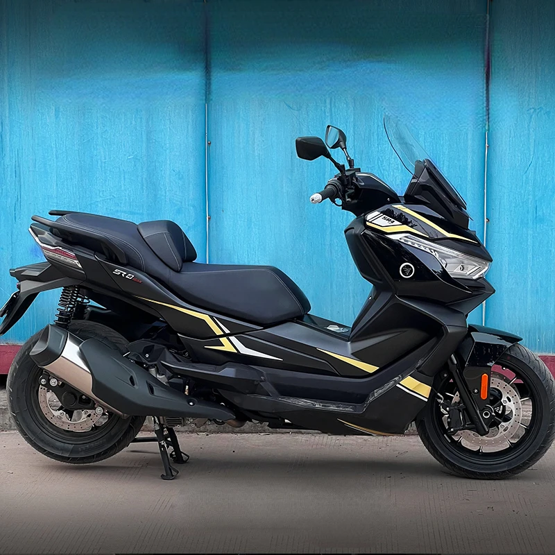 Dla LONCIN VOGE SR4 Max SR4Max akcesoria motocyklowe antypoślizgowe podkładki zbiornika paliwa uchwyt kolanowy gazu trakcji ochraniacz w formie naklejki