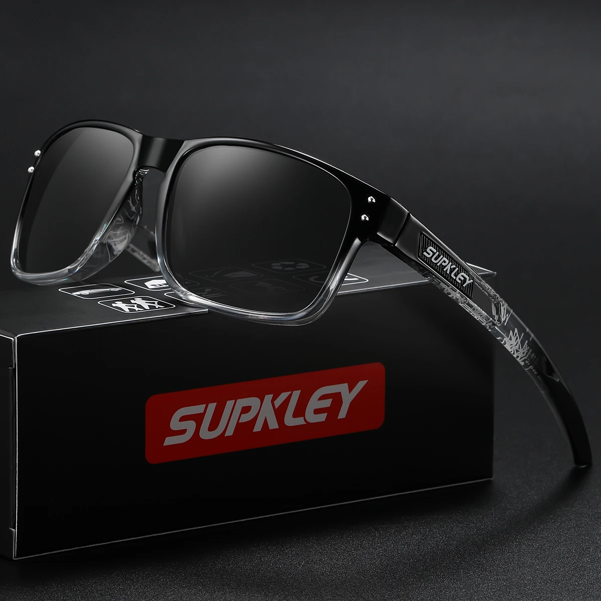 Supkley wander-und reitende sonnenbrille für männer und frauen polarisierte komfort uv400 sonnenbrille original sports onnen brille