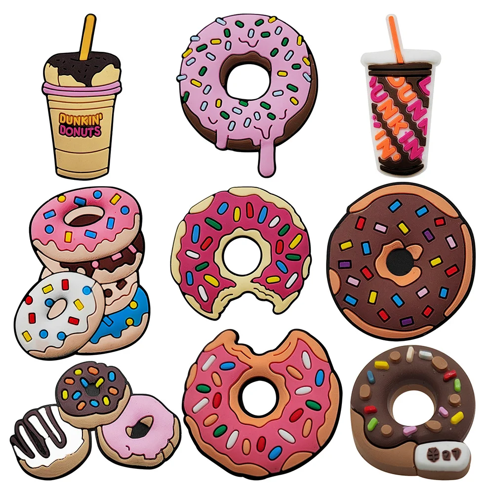 1-9개 귀여운 애니메이션 신발 장식 액세서리 클래식 클로그 샌들 백팩 폰 케이스 신발 장식 버클 크리스마스 선물