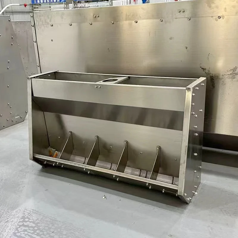 

Feeding Trough Curled Edge Scratch-Resistant Stainless Steel For Pigs