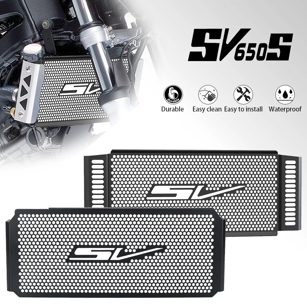 

FOR SUZUKI SV650N SV650S SV 650 N/S 2003 2007 2006 2005 2004 2008 Motorcycle Radiator Grille Guard Cover Protection SV650 N / S