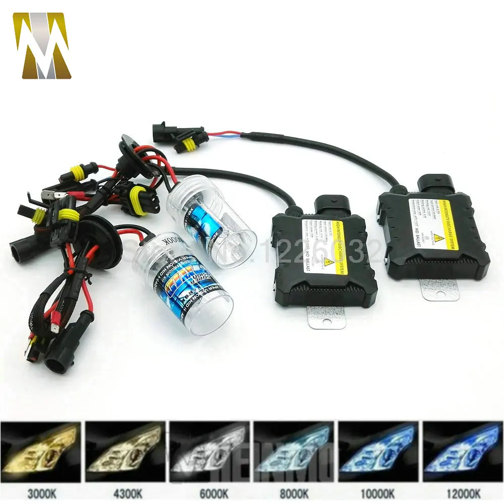 

1 Pair 55W HID Car Headlight Xenon HID Conversion Kit Auto Replacement Xenon H3 H4-1 H7 H9 H11 H8 H1 9005 9006 880 881 HB3 HB4