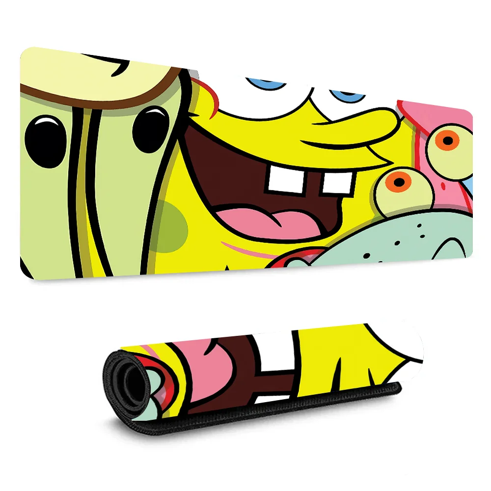 

Cartoon S-Sponge Cute B-Bob Mousepad Office Large Mouse Mat PC Computer Game Big Keyboard Mats Rubber Anti-slip Mice Mat