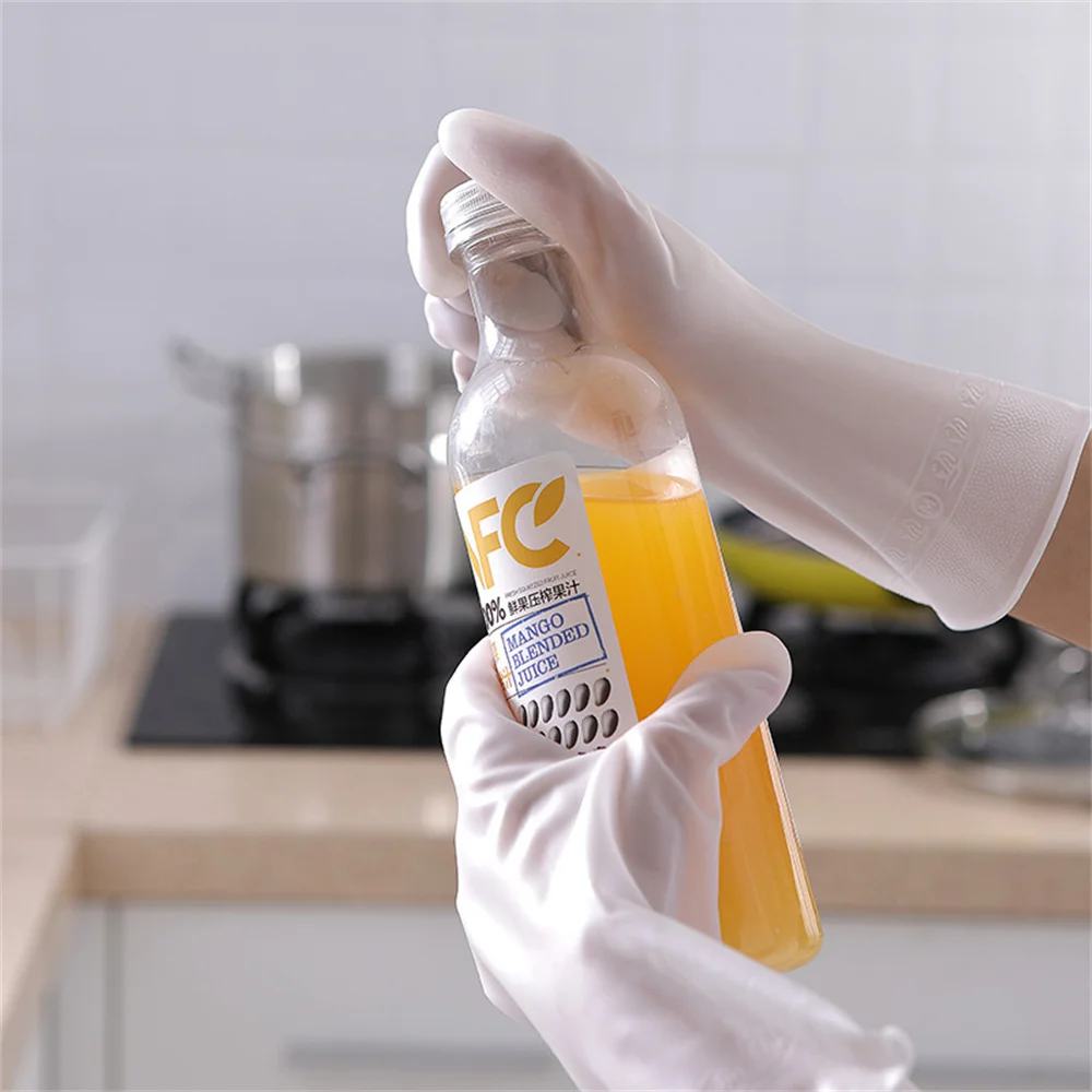 Kitchen Gloves Protected Comfortable Fit Fashionable Multipurpose Flexible Innovative Design Rubber Latex Gloves For Dishwashing