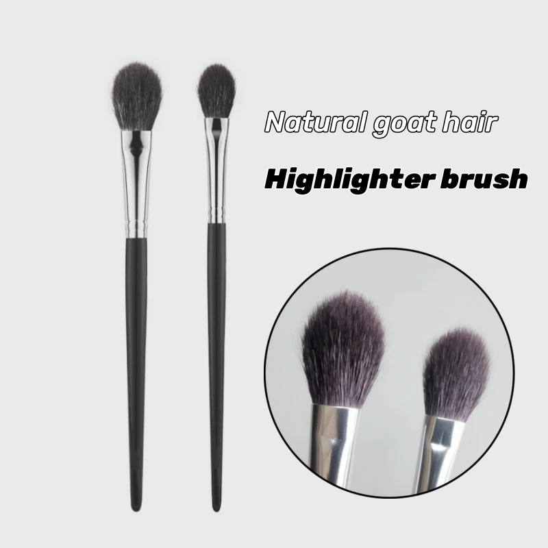 New Highlighter Makeup Brush Natural Goat Hair Beauty Cosmetics Tools