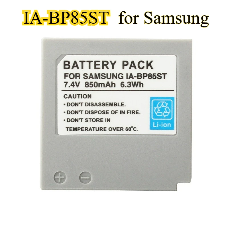 

IA-BP85ST Battery 850mAH for Samsung ST30 ST45 ST50 ST55 ST56 ST65 ST66 ST67 ST72 ST90 ST100F Digital Camera