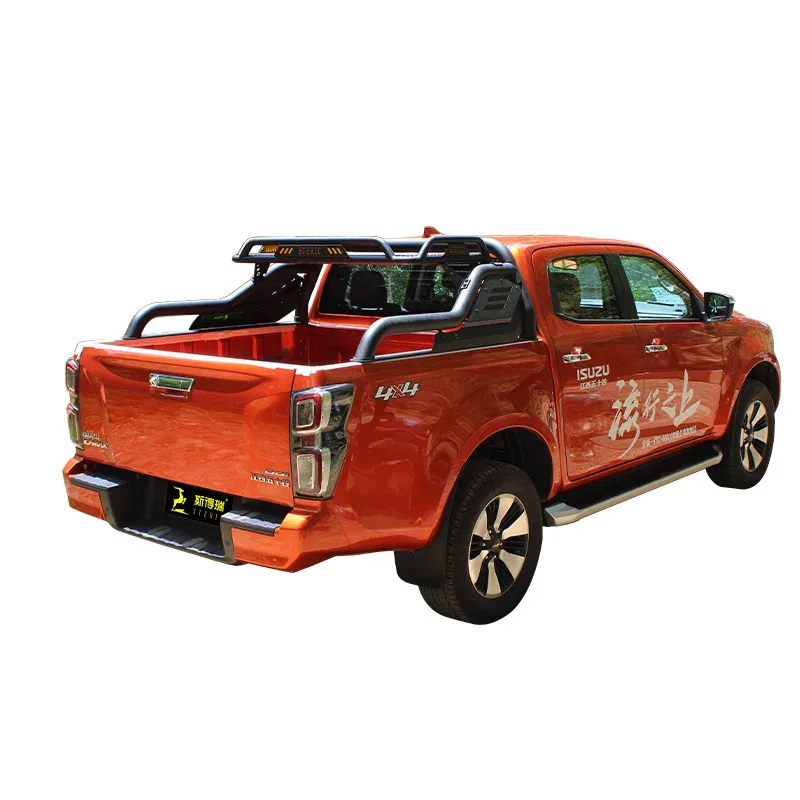 

F150 DMAX NP300 Ranger Pickup Gantry Rack with Sports Roll Bar Handrails Cargo Cer & Bracket