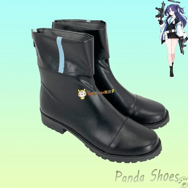Zapatos de Cosplay de archivo azul Hayase Yuka, botas de juego de Anime Cos, accesorios de vestuario de cómic para fiesta de Halloween