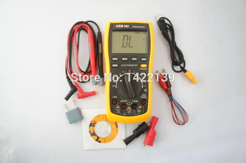 Victory VC86D temperature/frequency/digital multimeter with PC interface