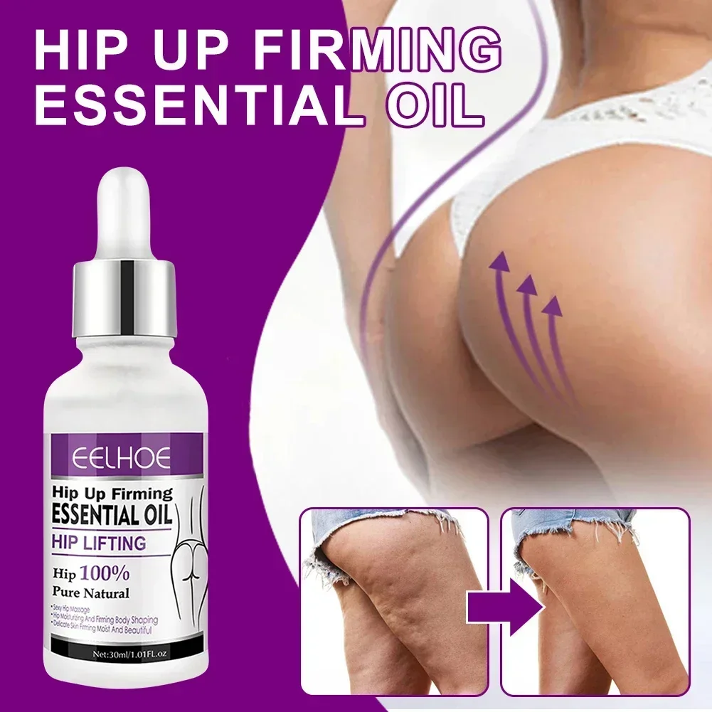 Women Hip Lift Up Buttock Enhancement Essential Oils Enlargement Cream Ass Liftting Up Hip Tightening Massage Essence Serum