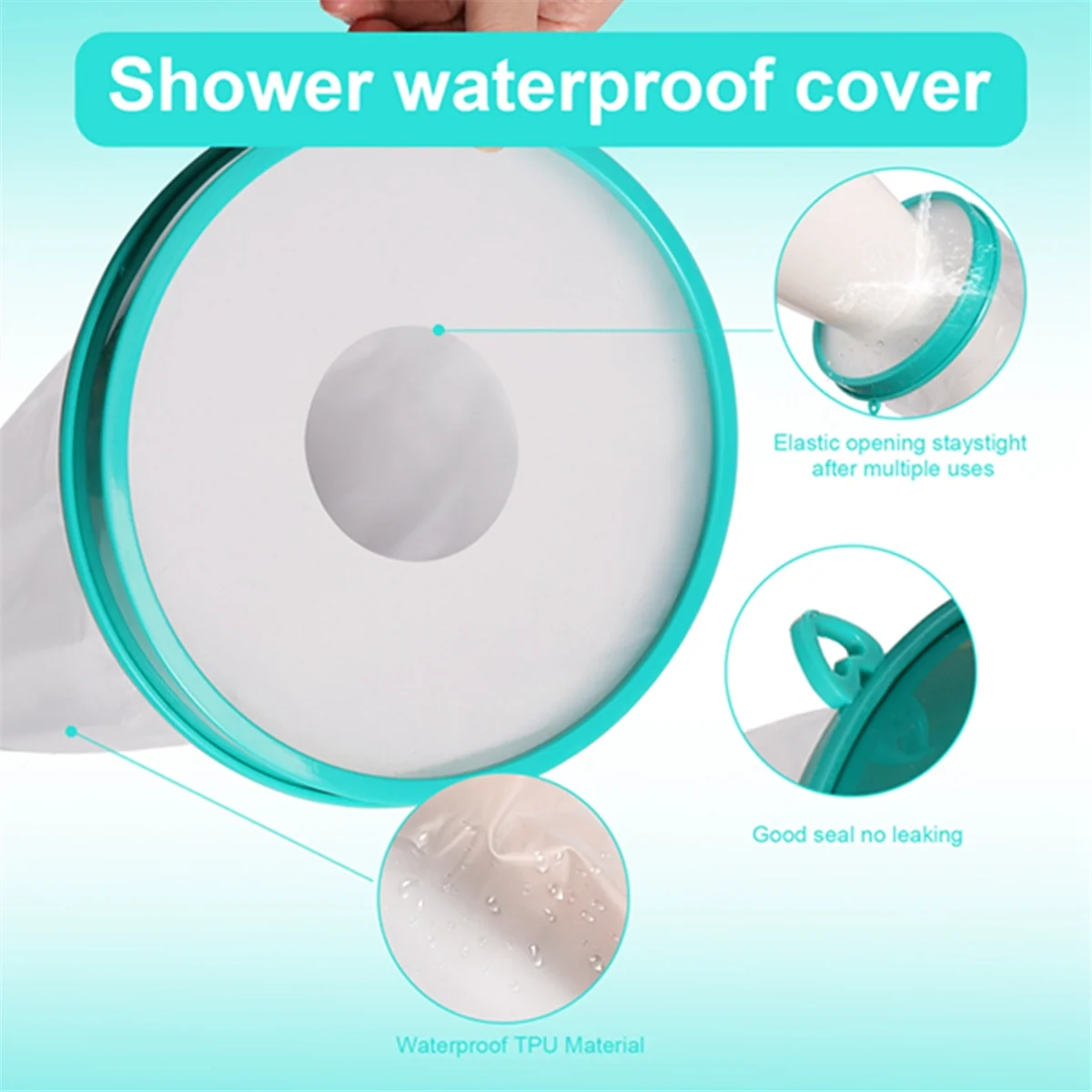 Hot Waterproof Cast Cover Arm, Arm Cast Cover for Shower, Waterproof Hand Protector for Showering, Wrist, Elbow