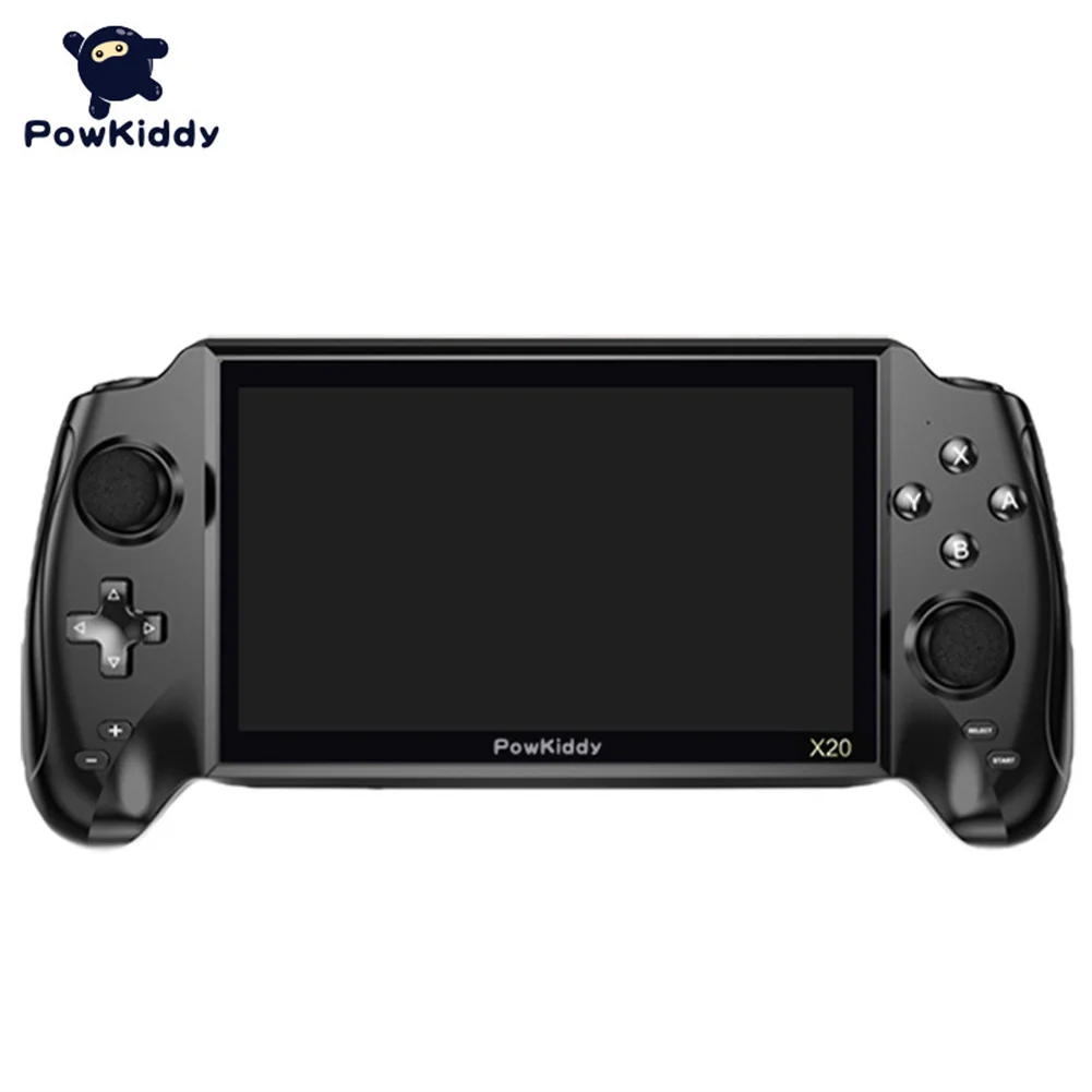 

POWKIDDY X20 Handheld Game Console 7”Screen Game Console Rechargeable Video Game Console With 32GB Memory