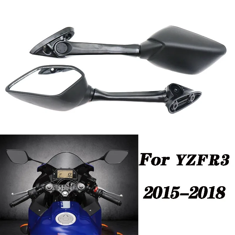 

Motorcycle Rearview Mirror For Yamaha YZF R3 YZF-R3 yzf r3 2015-2018 2016 2017 Side Mirrors Rear View Left Right