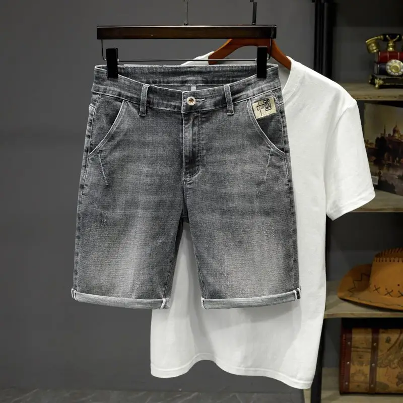 Short court pour homme - Jeans décontracté déchiré - Pantalon de sport décontracté pour homme - Short de plein air respirant - Bleu - XXL Short court pour homme - Jeans décontracté déchiré - Pantalon de sport décontracté pour homme - Short de plein air respirant - Bleu - XXL
