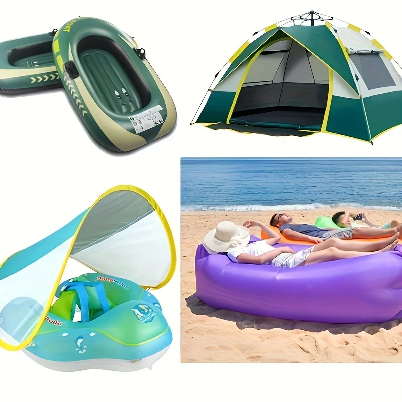 Kit toppe multifunzionali per tende, impermeabili, materassi gonfiabili e galleggianti per piscina - Trasparente, vestibilità comoda