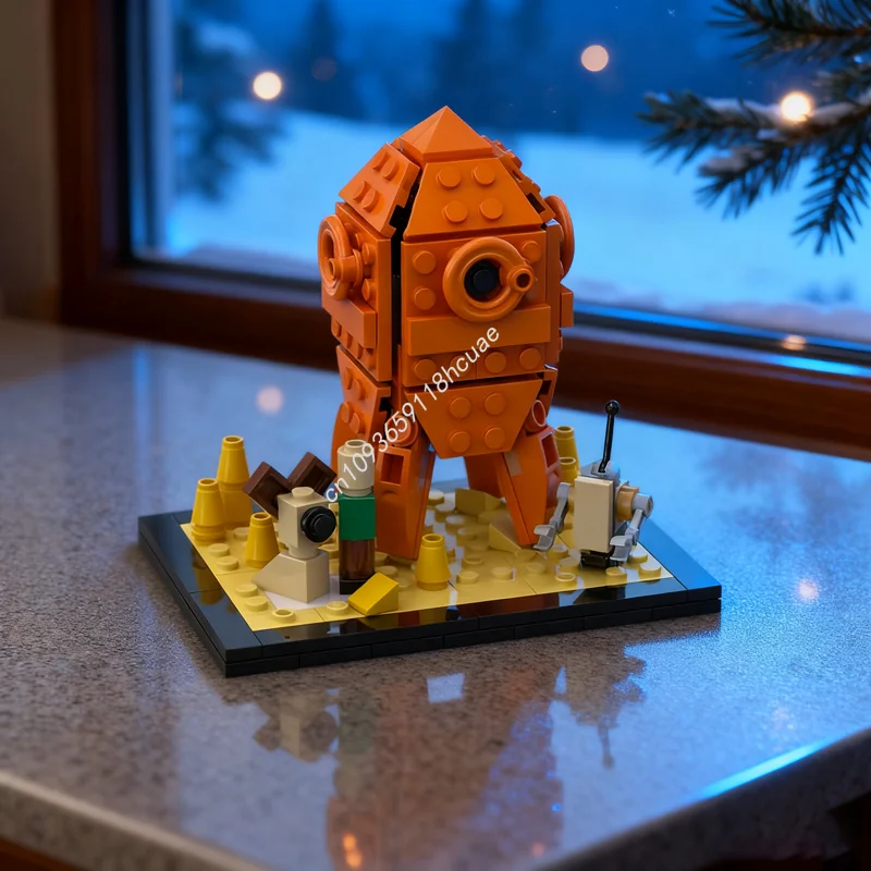 

151 шт. MOC Wallace And Gromit Micro Vignette модель строительные блоки строительная игрушка DIY рождественские подарки идея образование день рождения