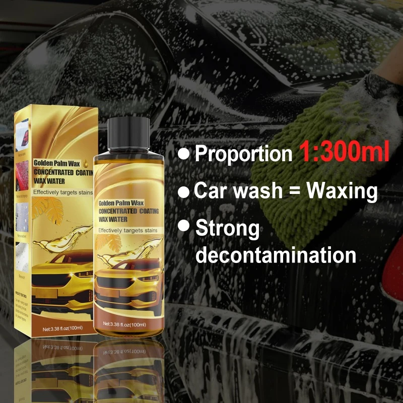 

100ml Car Concentrated Coating Wax Water Strong Decontaminational Active Shampoo Foam Vehicle Cosmetics Car Wash Care