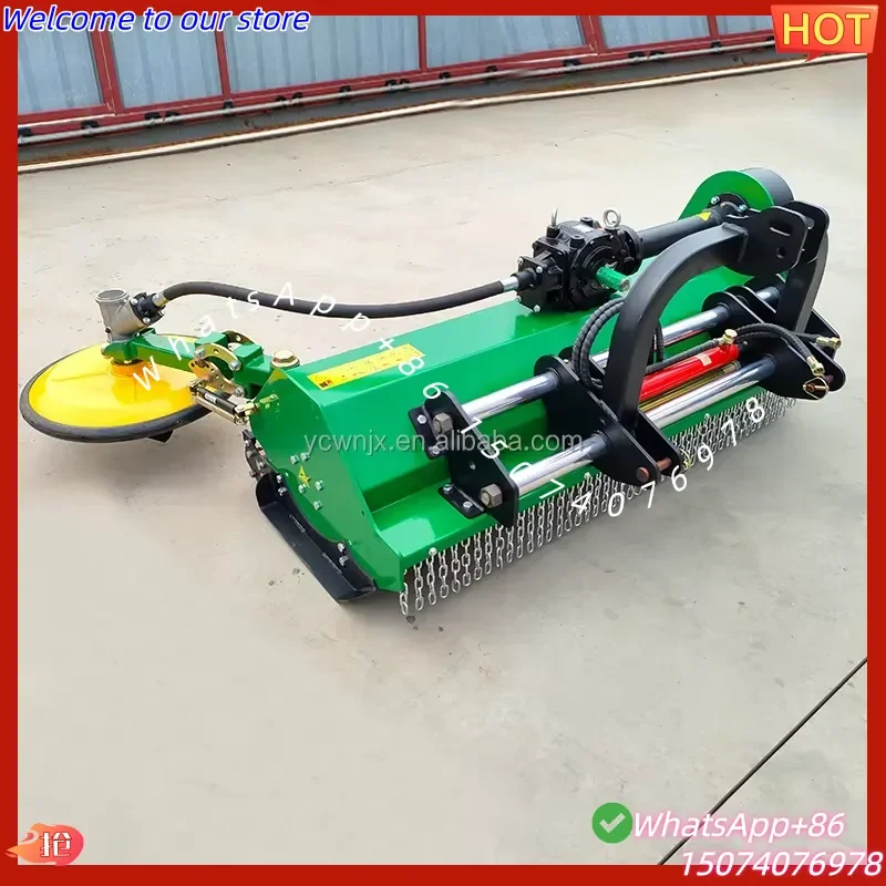 2026 2016 High Efficiency Tractor 3 Point Hitch PTO Driven Obstacle Mower 1.4m Hydraulic Obstacle Avoidance Flail Mower