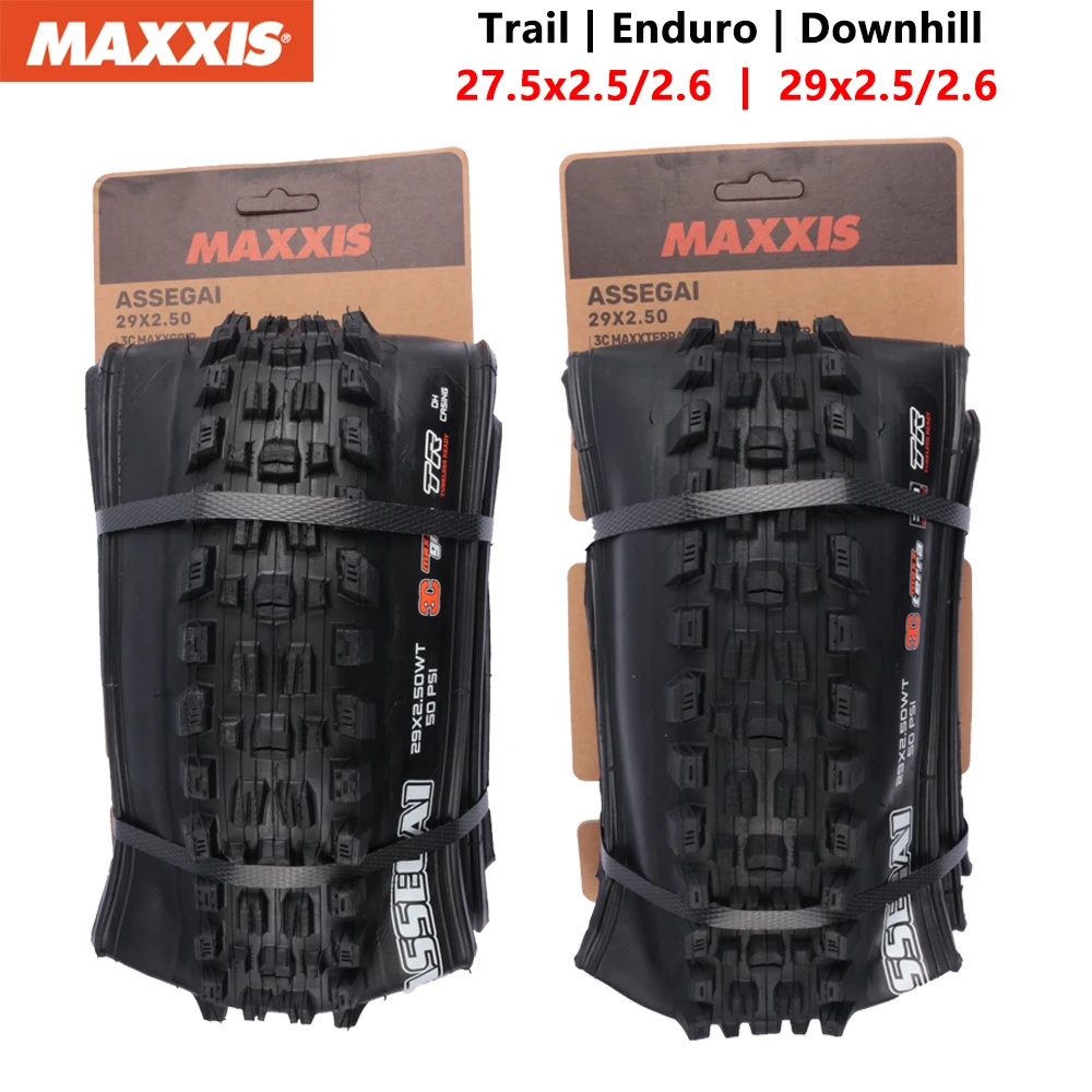 MAXXIS ASSEGAI Original TUBELESS READY EXO Anti Puncture Bicycle Tires 27.5 29 For All trail enduro downhill conditions