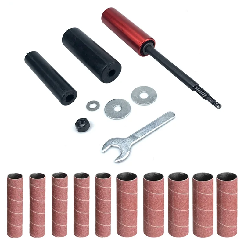 

AB47-Sanding Rod Spare Parts Sanding Wood Metal Plastic Glass Stone Mini Belt Sander Electric Drill Lithium Electric Drill Conve