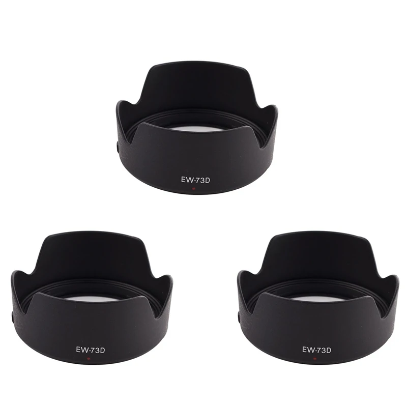 3X EW-73D Lens Hood Shade Protector Cover For Canon EF-S 18-135Mm F/3.5-5.6 Is