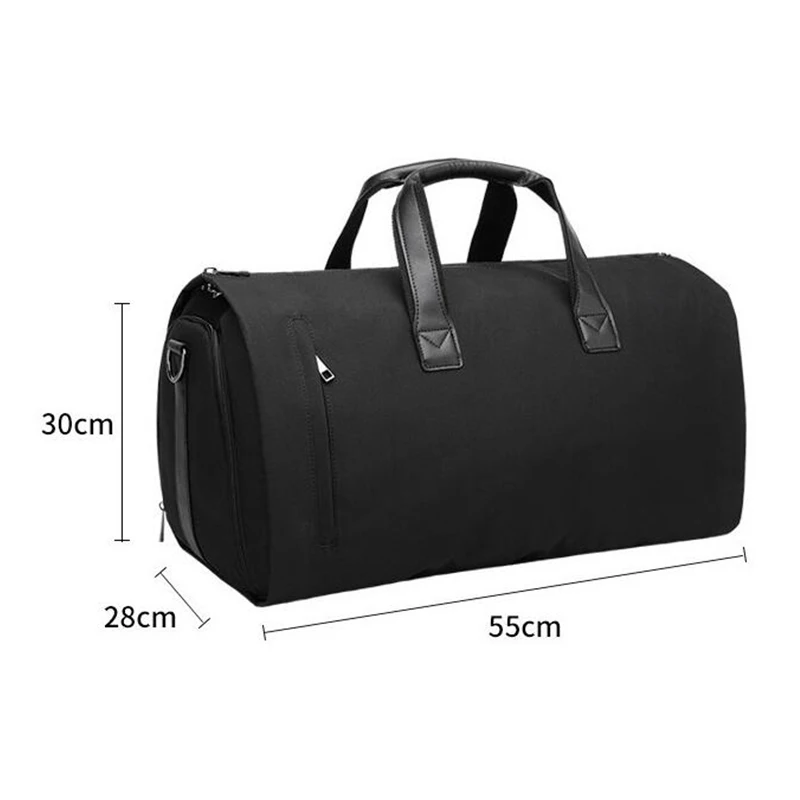 New Style Men Large Capacity Business Travel Bag Handheld Shoulder Strap Garment Bag Dry and Wet Separation Portable Luggage Bag