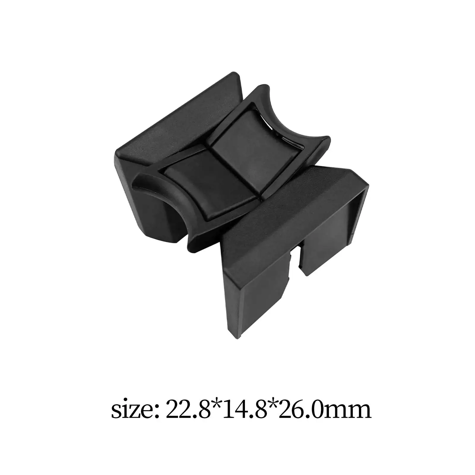 Suporte de copo do carro divisor inserção 55618-48180 substituições pretas para lexus rx350 rx450h 2010-2015 instalação conveniente